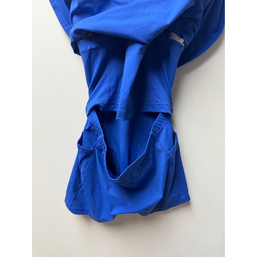 Blue Criss Cross Athletic Dress - Picture 4 of 4